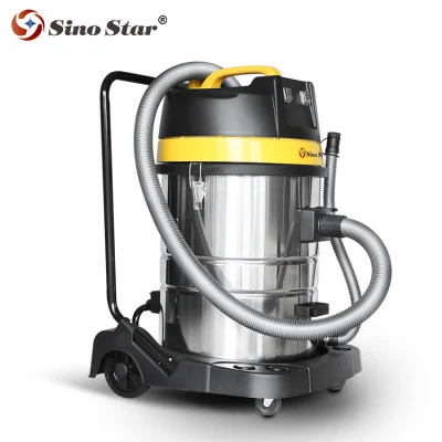 Sino Star Band 70L tanque de acero inoxidable 2000W Aspiradora grande Industrial de gran potencia